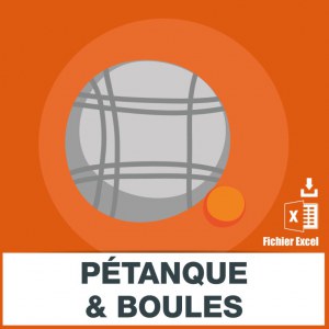 Adresses e-mails petanque et boules