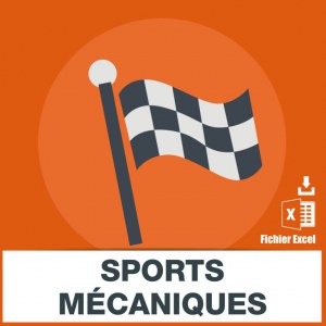 Adresses e-mails sports mécaniques