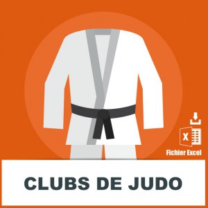 Base adresses e-mails judo