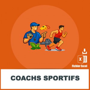 Adresses emails coachs sportifs