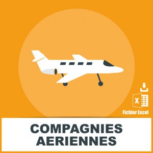 Adresses e-mails compagnies aériennes