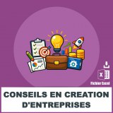 Emails conseils création entreprises