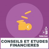 Emails conseils et études financières