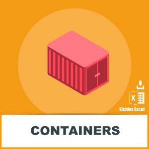 Adresses e-mails containers 