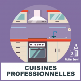 Emails cuisines professionnelles