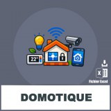 Base d'adresses e-mails domotique
