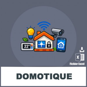 Base d'adresses e-mails domotique