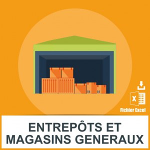 Adresses e-mails entrepôts magasins généraux