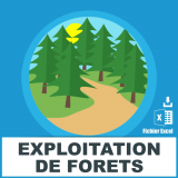 Base adresses emails exploitations de forets