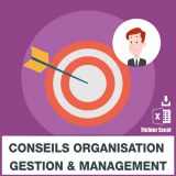 Emails conseils organisation management