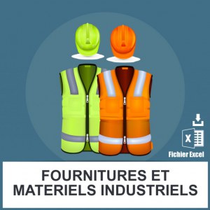 Emails fournitures et matériel industriels