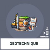 Base d'adresses e-mails géotechnique