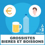 Emails grossistes en bières et boissons