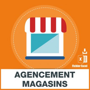 Adresses emails agencement magasins