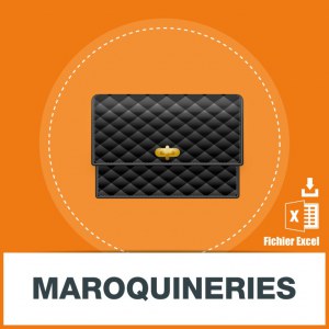 Base d'adresses emails des maroquineries