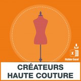 Emails des créateurs haute couture