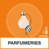 Base d'adresses emails de parfumeries