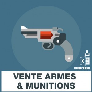 Emails fabricants vente armes munitions