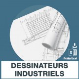 Emails des dessinateurs industriels