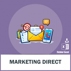 Adresses e-mails marketing direct