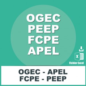 E-mails OGEC APEL FCPE PEEP