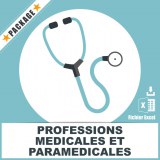 Emails professions médicales et paramédicales