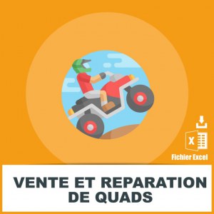 Emails vente et réparation de quads