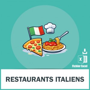 Adresses emails restaurants italiens