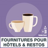 Emails fournitures hotels restaurants