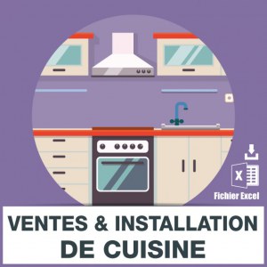 Emails vente installation de cuisines