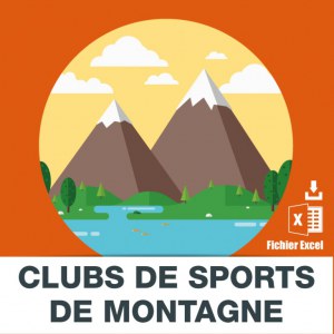 Adresse e-mails sports de montagne