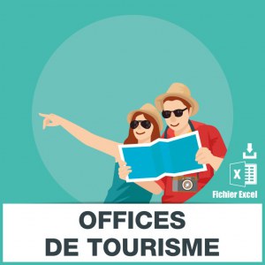 E-mails offices de tourisme syndicats initiative