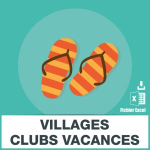 Emails des villages clubs vacances