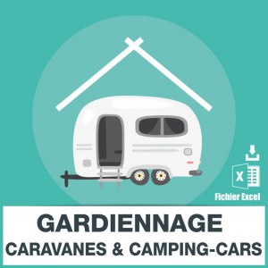 Base e-mail de gardiennage caravanes et de camping-cars