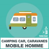 Emails caravane mobile home camping car